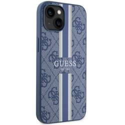 Guess GUHMP14SP4RPSB iPhone 14 6,1" niebieski/blue hardcase 4G Printed Stripes MagSafe