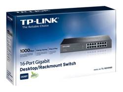 TPLINK TL-SG1016D TP-Link TL-SG1016D Switch Rack 16x10/100/1000Mbps